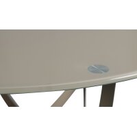 Couchtisch Maya 2 Cremeweiß - Durchmesser ca. 80 cm