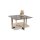Couchtisch Napoli 1 Bronze & Cremweiß - ca. 75 x 75 cm