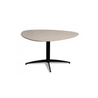 Couchtisch Tokio 1 Weiß & Schwarz - ca. 40 x 35 cm