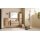 Interliving Bad Serie 3730 - Badmöbel-Set mit Keramikbecken Eiche Sierra & Weiß