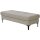 Interliving Sofa Serie 4420 - XXL-Hocker mit Metallfüßen graubeiger Bezug LRS 19 – ca. 152 x 65 cm