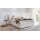 Interliving Boxspring Bett Serie 1421 elfenbeinfarbener Bezug Alfor 101 - Liegefläche ca. 180 x 200 cm