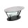 Interliving Couchtisch Serie 6230 travertinfarbene Keramik & Klarglas - 95 - 150 x 60 cm