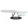 Interliving Couchtisch Serie 6230 travertinfarbene Keramik & Klarglas - 95 - 150 x 60 cm