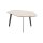 Interliving Couchtisch Serie 6231 - Couchtisch travertinfarbene Keramik & schwarzer Stahl - 92 x 65 cm
