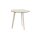 Interliving Couchtisch Serie 6231 - Beistelltisch travertinfarbene Keramik & schwarzer Stahl - 55 x 50 cm