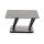 Interliving Couchtisch Serie 6232 titanfarbene Keramik & schwarzer Stahl - 80-137 x 80 cm
