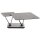 Interliving Couchtisch Serie 6232 titanfarbene Keramik & schwarzer Stahl - 80-137 x 80 cm