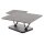 Interliving Couchtisch Serie 6232 titanfarbene Keramik & schwarzer Stahl - 80-137 x 80 cm
