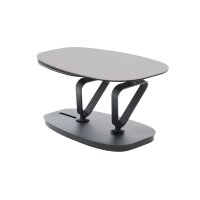Interliving Couchtisch Serie 6233 silberfarbene Keramik...