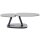 Interliving Couchtisch Serie 6233 silberfarbene Keramik & schwarzer Stahl - 90-149 x 60 cm