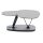 Interliving Couchtisch Serie 6233 silberfarbene Keramik & schwarzer Stahl - 90-149 x 60 cm