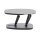 Interliving Couchtisch Serie 6233 silberfarbene Keramik & schwarzer Stahl - 90-149 x 60 cm