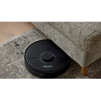 Interliving Sofa Serie 4420 - Polsterhocker mit Holzfüßen grausilberner Bezug LRS 19 – ca. 102 x 65 cm