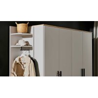 Interliving Jugendzimmer Serie 1702 - Garderobe Sandgrau...