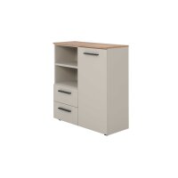 Interliving Jugendzimmer Serie 1702 - Kommode Sandgrau...