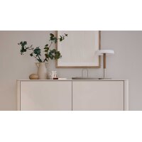Interliving Wohnzimmer Serie 2035 - Highboard beiger Mattlack - drei Schubladen, drei Türen
