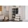 Interliving Wohnzimmer Serie 2035 - Highboard beiger Mattlack - drei Schubladen, drei Türen