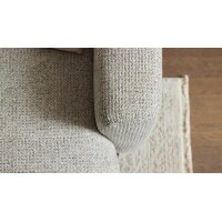 Interliving Sofa Serie 4066 – Ecksofa granitfarbener Webstoff Lian & schwarze Metallfüße – Stellfläche ca. 267 x 169 cm