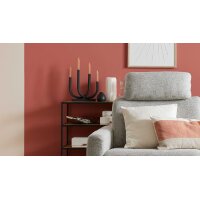 Interliving Sofa Serie 4066 – Premium-Kopfstütze granitfarbener Webstoff Lian - ca. 65 x 23 cm