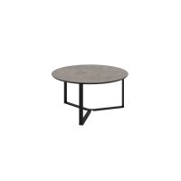 Couchtisch-Set Massa CT dunkle Betonoptik & schwarzes...