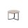 Couchtisch-Set Massa CT Cashmereoptik & schwarzes Metall - zweiteilig