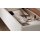 Interliving Polsterbett Serie 1422 - Polsterbettgestell schneeweißer Bezug Famous & schwarze Metallfüße 346 - Liegefläche ca. 180 x 200 cm