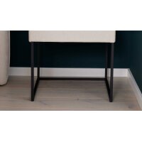 Interliving Bettsystem Serie 1414 - Nachtkonsole elfenbeinfarbener Bezug GCP 11 - ca. 49 x 45 cm