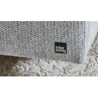Interliving Bettsystem Serie 1414 - Boxspringbett platingrauer Bezug GFS 49 - Liegefläche ca. 180 x 200 cm