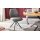 Interliving Esszimmer Serie 5116 – Polsterstuhl mit Drehfunktion graue Cord-Lederkombination Fo-Sh & schwarzes Gestell F37
