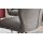 Interliving Esszimmer Serie 5116 – Polsterstuhl mit Drehfunktion graue Cord-Lederkombination Fo-Sh & schwarzes Gestell F37