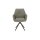 Interliving Esszimmer Serie 5116 – Armlehnstuhl mit Motion- & Drehfunktion graue Cord-Lederkombination Fo-Sh & schwarzes Gestell F37