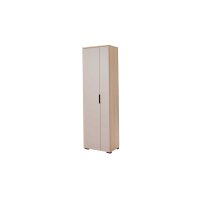Interliving Garderobe Serie 6015 - Garderobenschrank Steingrau & Eiche - zwei Türen, Breite ca. 60 cm