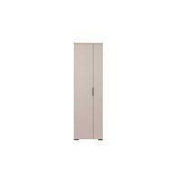 Interliving Garderobe Serie 6015 - Garderobenschrank Steingrau & Eiche - zwei Türen, Breite ca. 60 cm