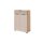 Interliving Garderobe Serie 6015 - Kombikommode Steingrau & Eiche - eine Schublade, zwei Türen, Breite ca. 110 cm