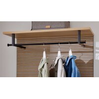 Interliving Garderobe Serie 6015 - Wandgarderobe Eiche - ca. 80 x 120 cm