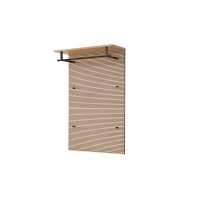 Interliving Garderobe Serie 6015 - Wandgarderobe Eiche - ca. 80 x 120 cm