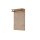 Interliving Garderobe Serie 6015 - Wandgarderobe Eiche - ca. 80 x 120 cm