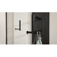 Interliving Garderobe Serie 6015 - Wandgarderobe Mooreiche - ca. 21 x 180 cm