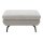 Interliving Sofa Serie 4304 – XL-Polsterhocker ecrufarbener Bezug Macan & silberfarbener Bezug Vera – 95 x 47 cm