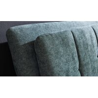 Interliving Bettensystem Serie 1420 - Polsterbett moosgrüne Chenille Toni - Liegefläche ca. 180 x 200 cm