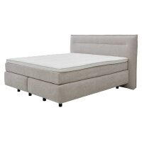 Interliving Boxspring Bett Serie 1421 taubengrauer Bezug...
