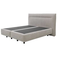 Interliving Boxspring Bett Serie 1421 taubengrauer Bezug Lofar 18 - Liegefläche ca. 180 x 200 cm