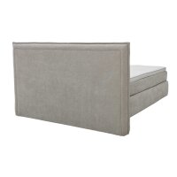 Interliving Boxspring Bett Serie 1421 taubengrauer Bezug Lofar 18 - Liegefläche ca. 180 x 200 cm