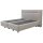 Interliving Boxspring Bett Serie 1421 taubengrauer Bezug Lofar 18 - Liegefläche ca. 180 x 200 cm