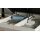 Interliving Boxspring Bett Serie 1421 taubengrauer Bezug Lofar 18 - Liegefläche ca. 180 x 200 cm