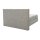 Interliving Boxspring Bett Serie 1421 taubengrauer Bezug Lofar 18 - Liegefläche ca. 180 x 200 cm