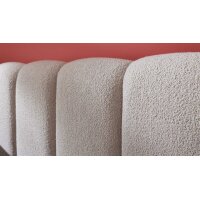 Interliving Boxspring Bett Serie 1421 naturfarbener Bezug Alfor 01 - Liegefläche ca. 180 x 200 cm