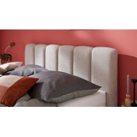Interliving Boxspring Bett Serie 1421 naturfarbener Bezug Alfor 01 - Liegefläche ca. 180 x 200 cm