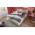 Interliving Boxspring Bett Serie 1421 naturfarbener Bezug Alfor 01 - Liegefläche ca. 180 x 200 cm
